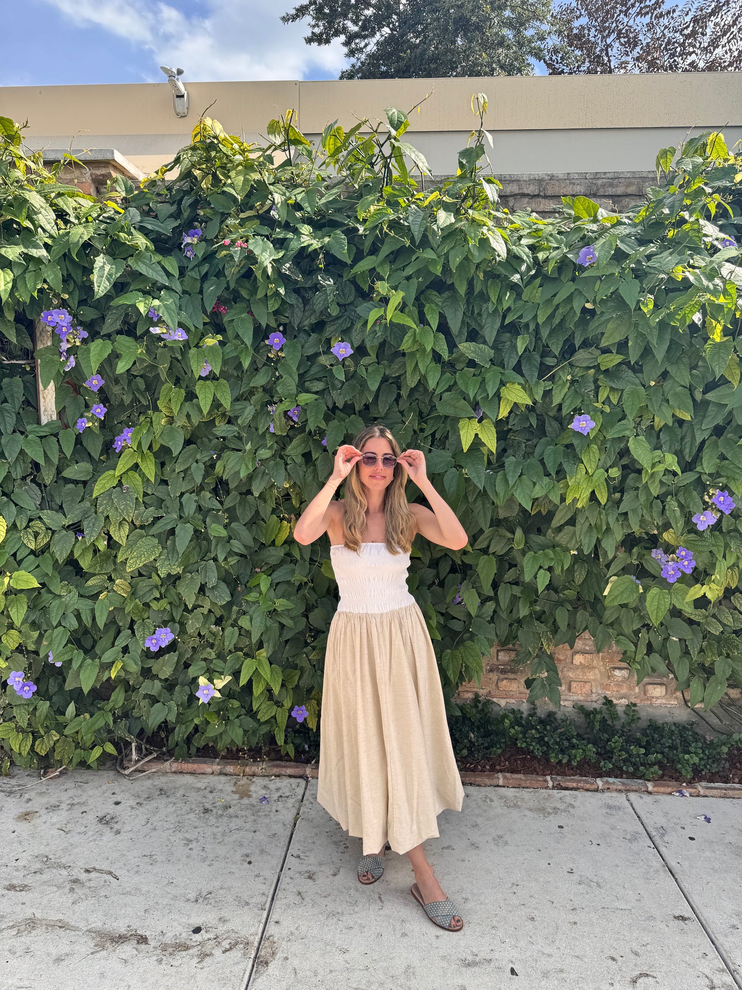 Newport Linen Maxi Dress