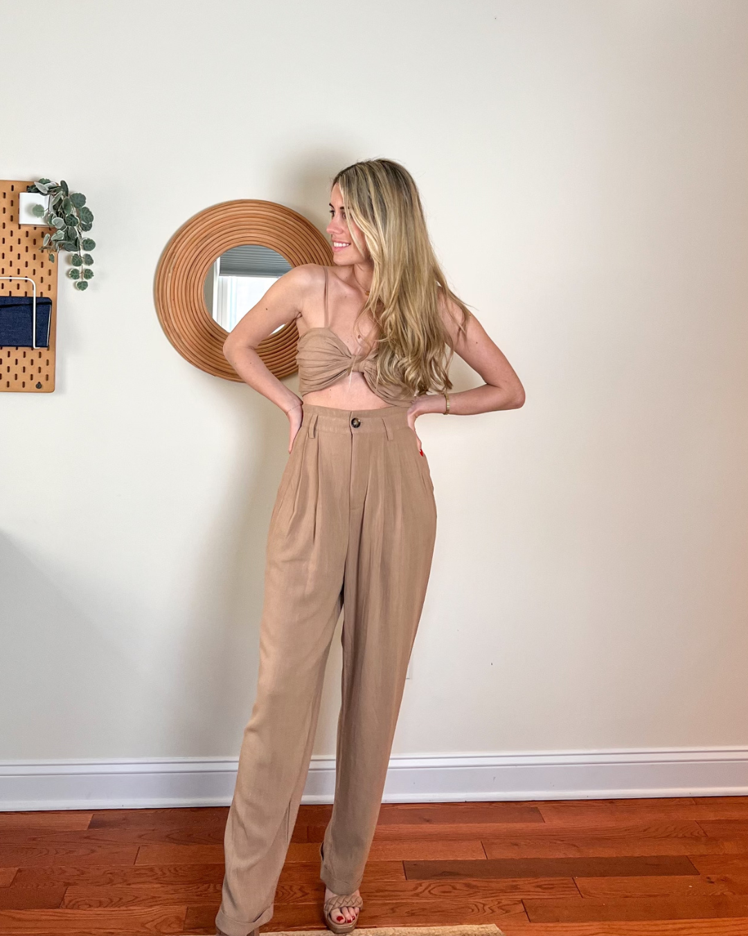 Tan and Linen Set