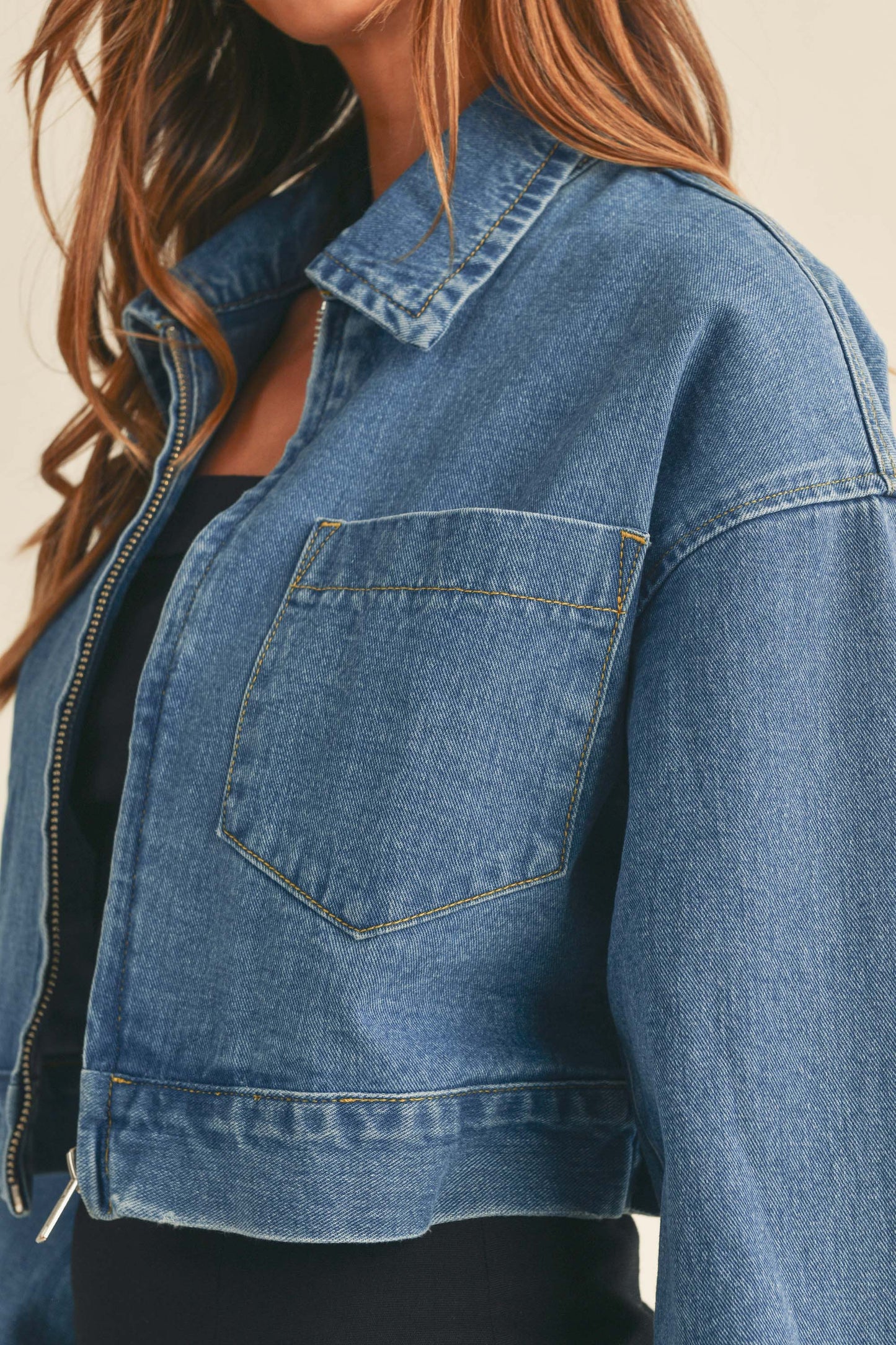 Denim Days Cropped Jacket