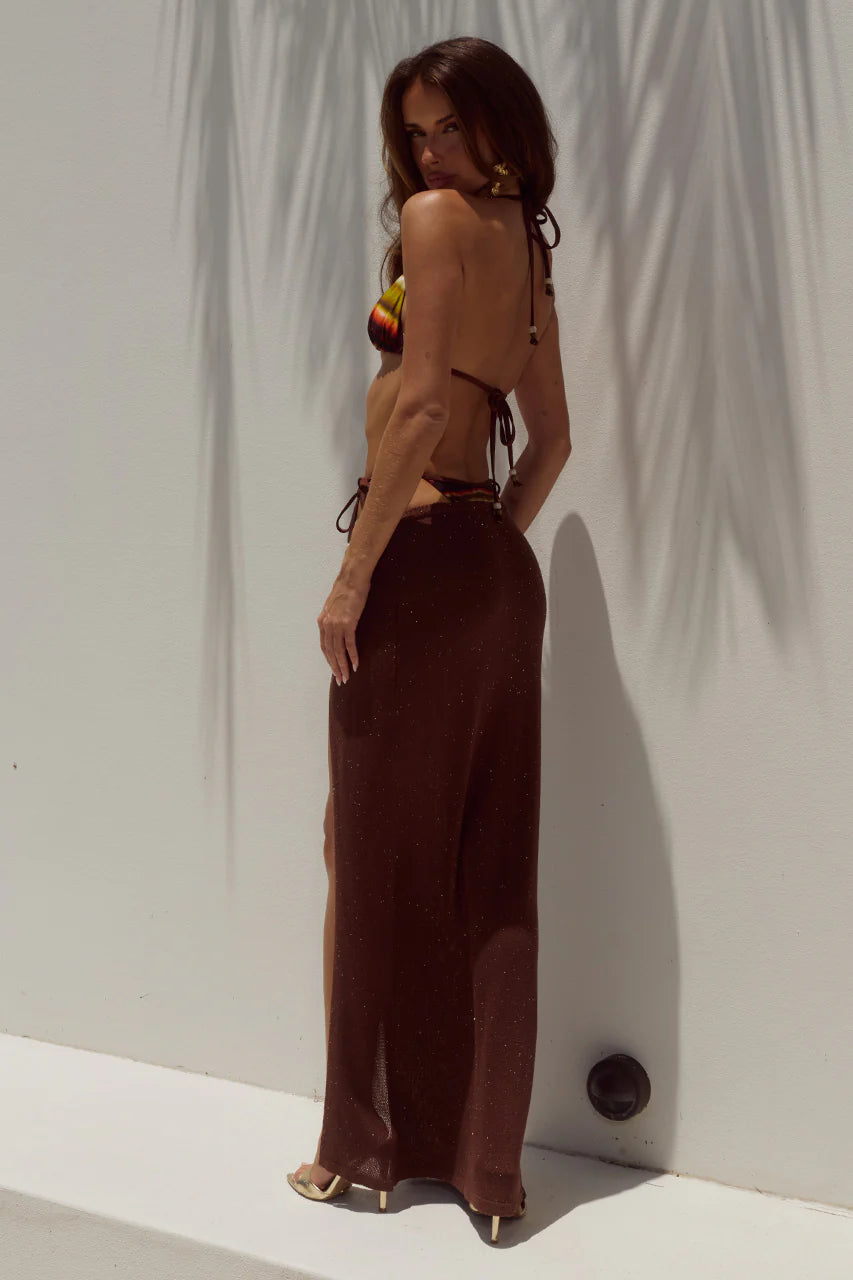 Ciara Side Slit Maxi Skirt