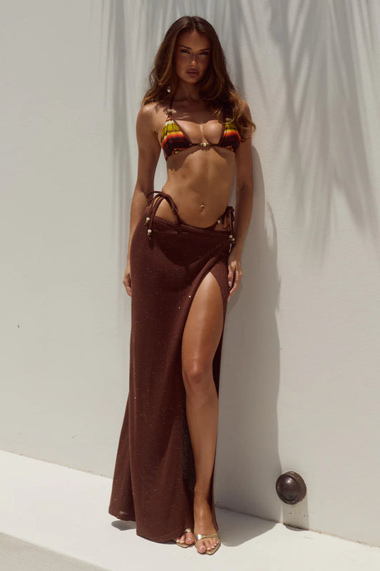 Ciara Side Slit Maxi Skirt