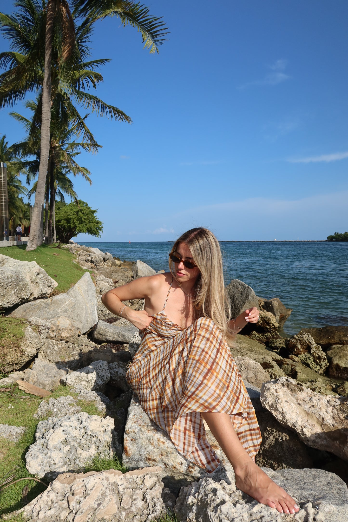 The Vinnie Plaid Maxi Dress