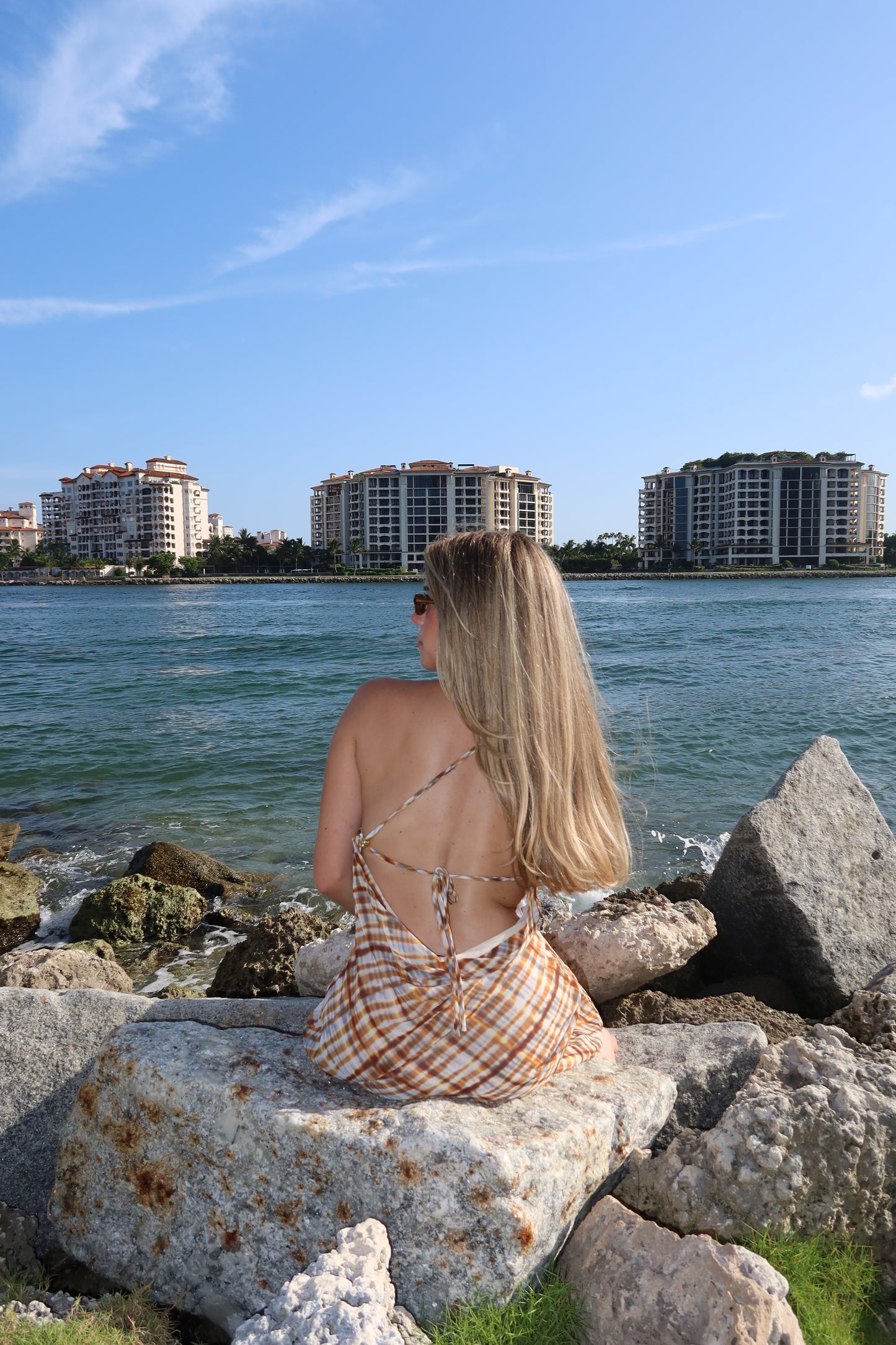 The Vinnie Plaid Maxi Dress