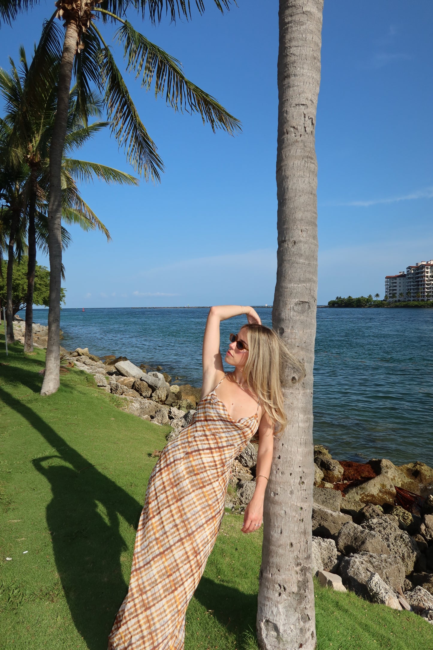 The Vinnie Plaid Maxi Dress