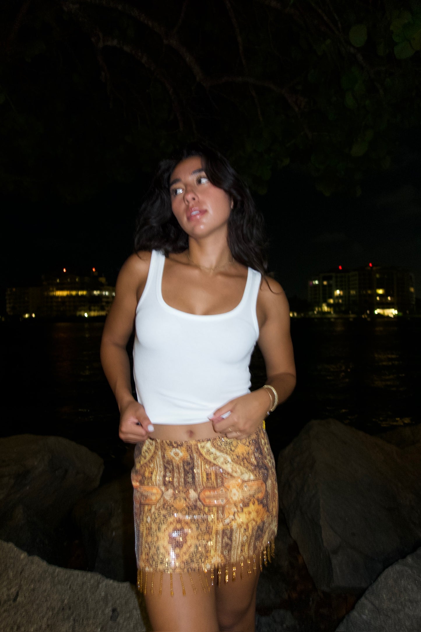 Golden Hour Mini Skirt