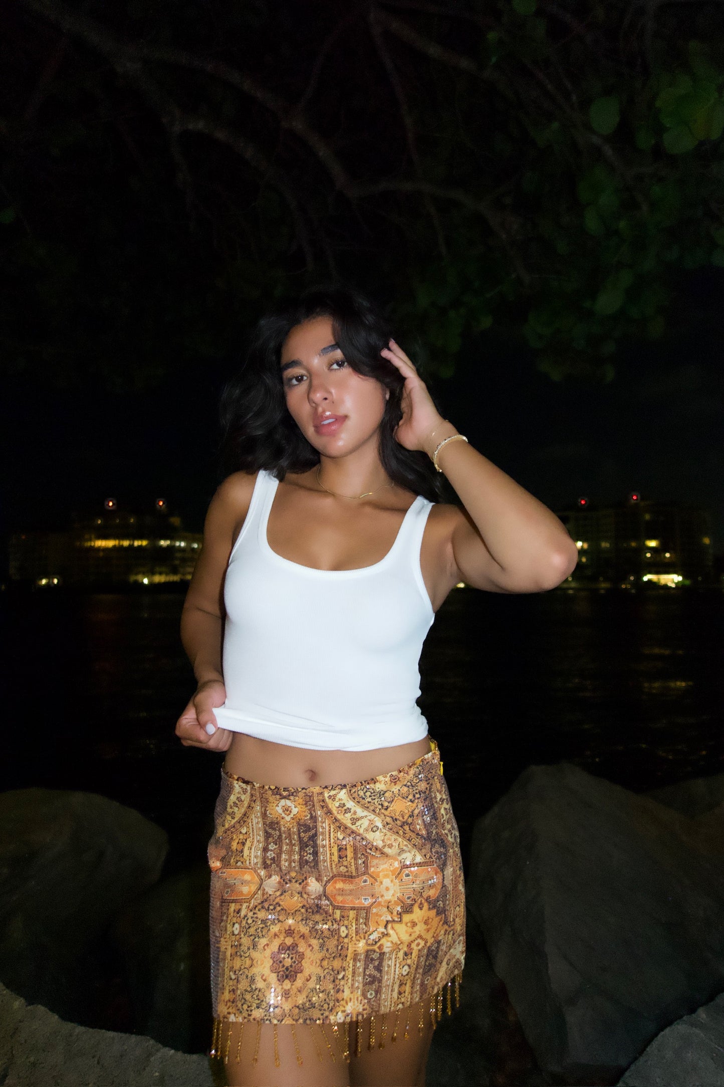Golden Hour Mini Skirt